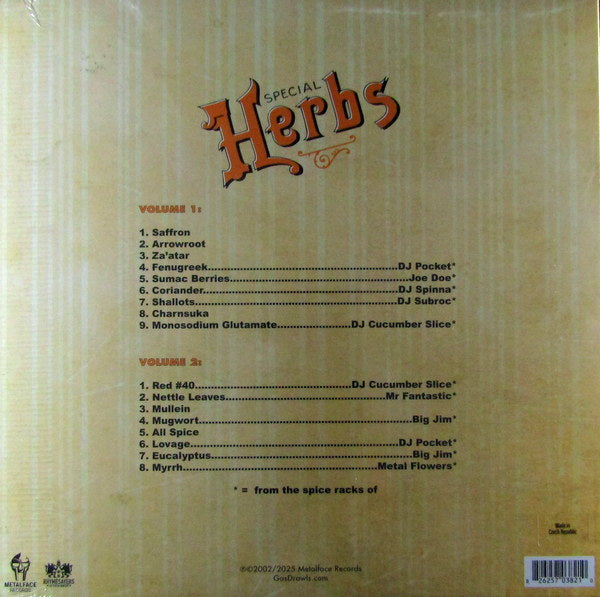 special herbs vol 1&2 - Col Vinyl LP